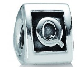 Charm argent initiale "Q" Pandora - 790323-Q