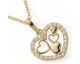 Collier or coeurs oxydes Stepec - nBBJUU