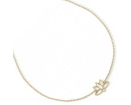 Collier or fleur de lotus Stepec - nBBXEU