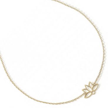 Collier or fleur de lotus Stepec - nBBXEU