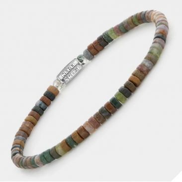 Bracelet perles Rebel & Rose Slice Indian Summer 4 mm - RR-40082-S