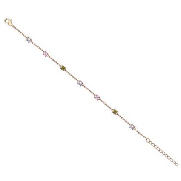 Bracelet plaqué or oxydes Phebus - 66300044