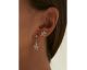 Boucles d'oreilles serpents argent & oxydes LINEARGENT - 18377-A