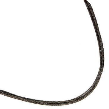Collier argent noir Valenzi Bijoux - FA1119-C NOIR