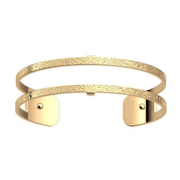 Bracelet manchette Les Georgettes - Pure serpent finition or 14 mm