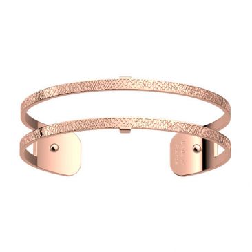 Bracelet manchette Les Georgettes - Pure Serpent finition or rose 14 mm