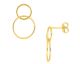 Boucles d'oreilles boutons or - 297196.00