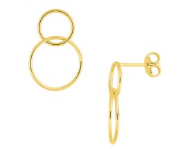 Boucles d'oreilles boutons or - 297196.00
