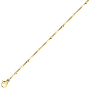 Collier acier doré - 431069C