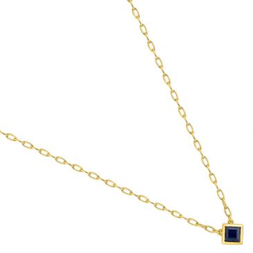 Collier or & saphir - 397233.S0