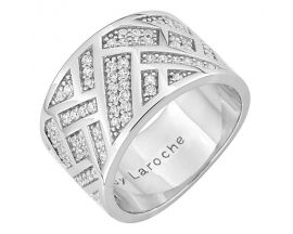 Bague argent oxydes Guy Laroche - G37059.11