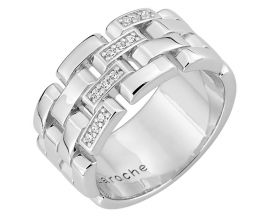 Bague argent oxydes Guy Laroche - G37064.11