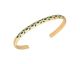 Bracelet jonc Les Cadettes - Lotus laque finition or - 70395001996000