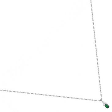 Collier argent oxydes Phebus - 70700808