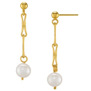 Boucles d'oreilles pendants argent perles Jourdan - AJF210047E