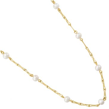 Collier argent et perles Jourdan - AJF210048N