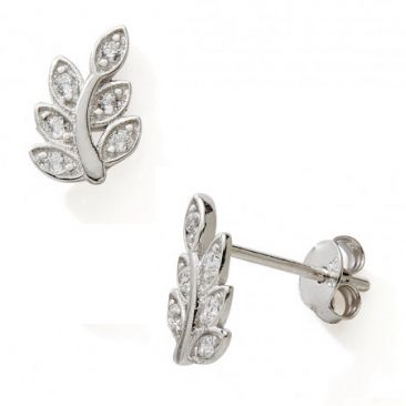 Boucles d'oreilles argent oxydes Stepec - cJPIJ