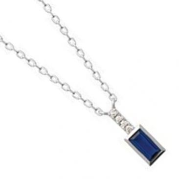 Collier argent oxydes Stepec - TSJXOSOU