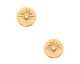 Boucles d'oreilles boutons plaqué or oxydes Stepec - IUXIEBP
