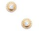 Boucles d'oreilles boutons plaqué or oxydes Stepec - IUSOJBP