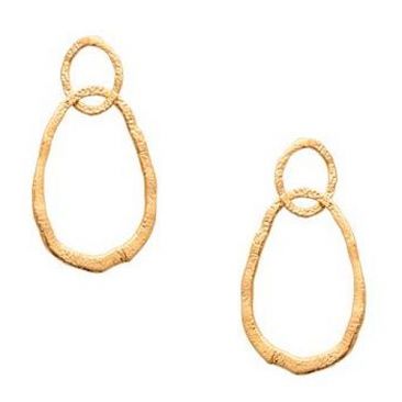 Boucles d'oreilles pendants plaqué or Stepec - IUSSPPP