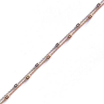 Bracelet argent Valenzi Bijoux - FA1835-B RH+ROSE