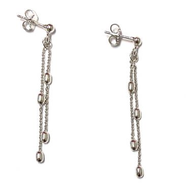 Boucles d'oreilles pendants argent Valenzi Bijoux - FA1835-OR RH