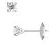 Boucles d'oreilles boutons diamant(s) or - 2.7053.51