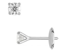 Boucles d'oreilles boutons diamant(s) or - 2.7053.51