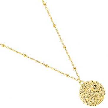 Collier acier doré - 432238