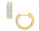 Boucles d'oreilles créoles or & diamant(s) - 2.2050.33