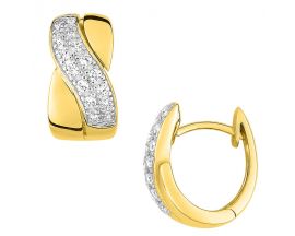 Boucles d'oreilles créoles or & diamant(s) - 2.6001.23