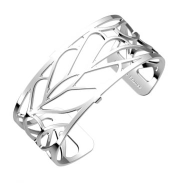 Bracelet manchette Les Georgettes - Phénix finition argent 25 mm