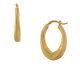 Boucles d'oreilles créoles argent doré Charles Garnier - AGF170056E