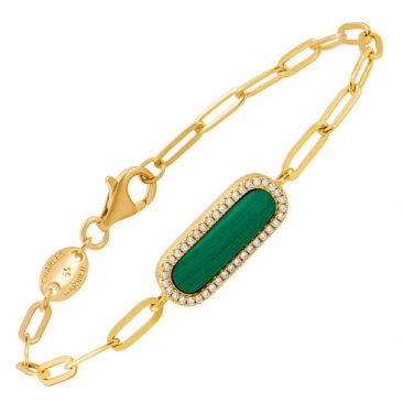 Bracelet argent doré oxydes Charles Garnier - AGF170132B