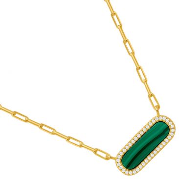 Collier argent doré oxydes Charles Garnier - AGF170131N