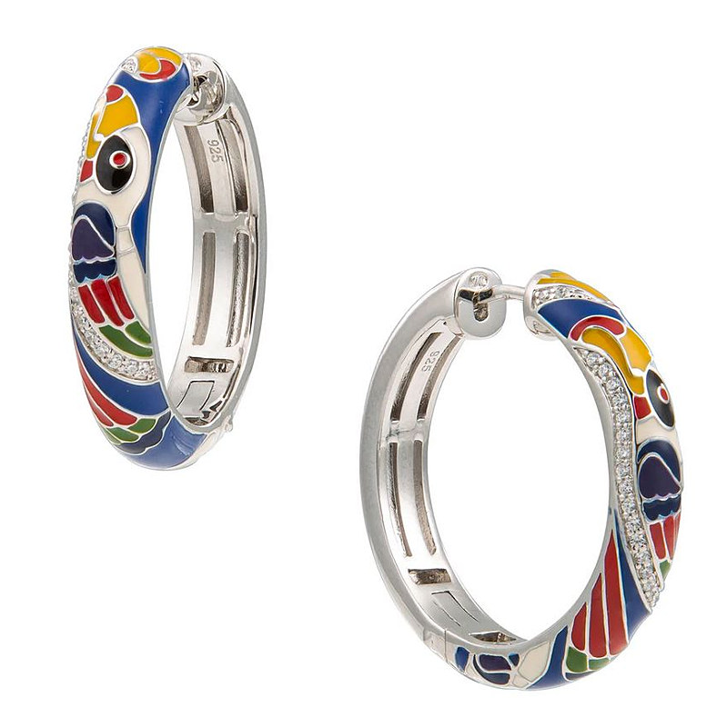 Boucles d'oreilles en Argent 925 Élégantes et Raffinées