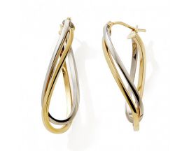 Boucles d'oreilles créoles or Stepec - NB251