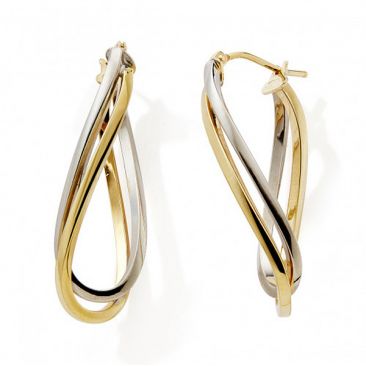 Boucles d'oreilles créoles or Stepec - NB251
