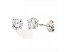 Boucles d'oreilles boutons argent Stepec - cBIUT