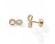 Boucles d'oreilles boutons or Stepec - nBPEBBv