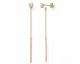 Boucles d'oreilles pendants or oxydes Stepec - nBBIXE 