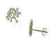 Boucles d'oreilles boutons or oxydes Stepec - nBBBBT
