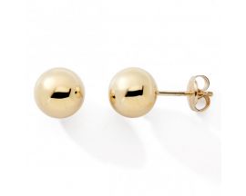 Boucles d'oreilles boutons or Stepec - N0973