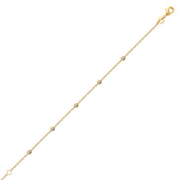 Bracelet plaqué or oxydes Stepec - ESJOOXBT
