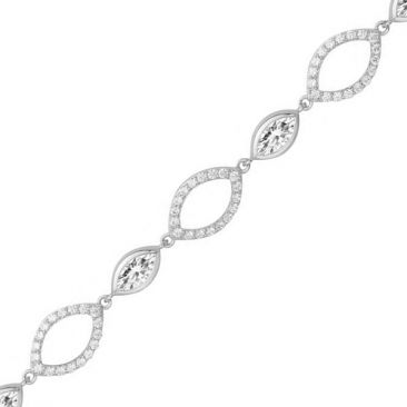 Bracelet argent oxydes Phebus - 70300369