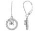 Boucles d'oreilles brisures argent oxydes Phebus - 70400548