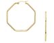 Boucles d'oreilles créoles acier Phebus - 842-133.J