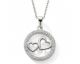 Collier coeur argent et oxydes Stepec - cJPBU