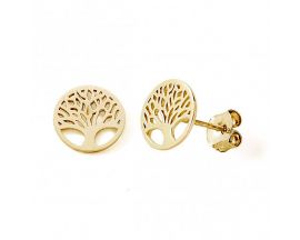 Boucles d'oreilles boutons or Stepec - nBBSUI